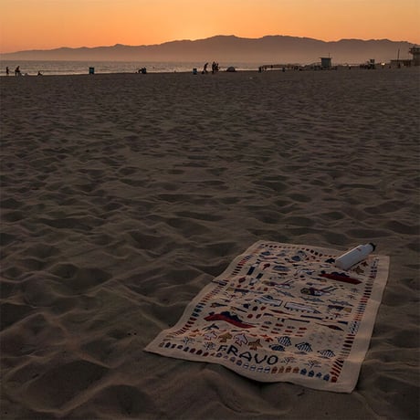 【 BRAVO × BEECH BRAND 】BEACH TOWEL ( WAR RUG )