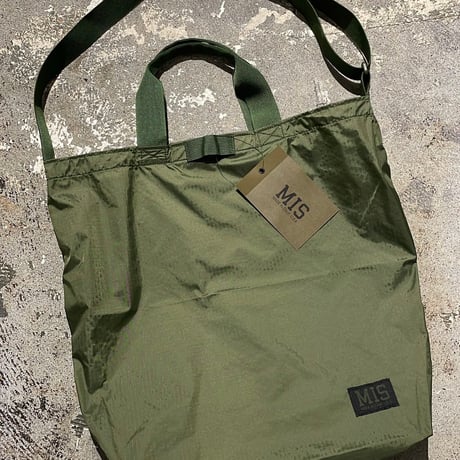 【 MIS 】RIPSTOP NYLON CARRYING BAG ( OLIVE )