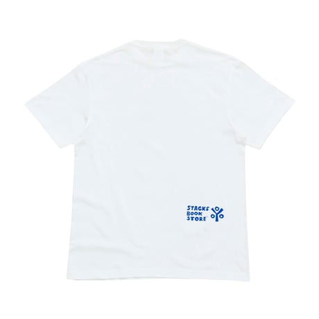 【 stacks bookstore × Moloch 】“Goth” Tee ( WHITE )