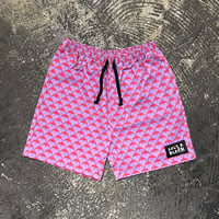 【 LIFE’S A BEACH 】“BAT” SHORTS ( PURPLE × RED )