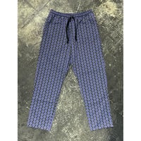 【 LIFE’S A BEACH 】“CROSS” PANTS ( BLACK × PURPLE )