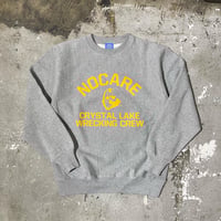 【 LONG SET ORIGINAL 】LSD-095 OFFICIAL BOOTLEG “NO CARE” SWEAT ( MIX GRAY )