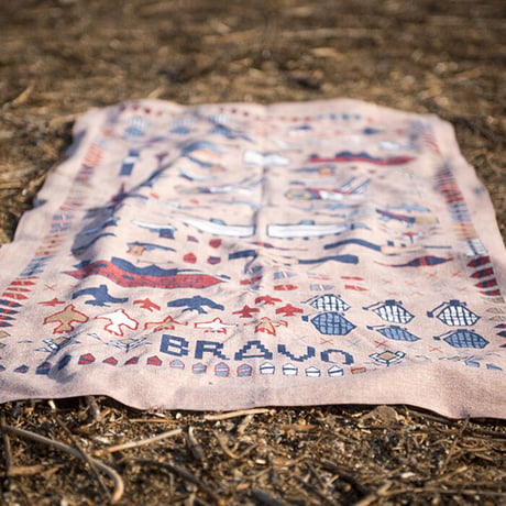 【 BRAVO × BEECH BRAND 】BEACH TOWEL ( WAR RUG )
