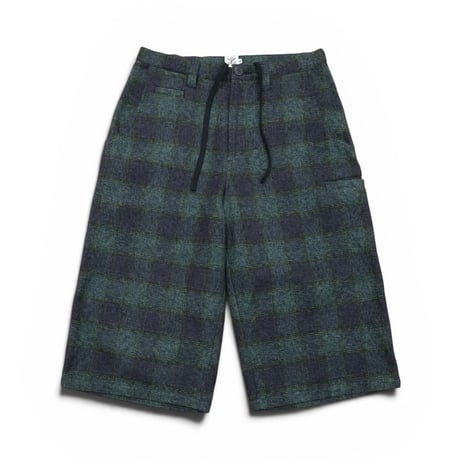 【 Moloch 】Swollen Shorts II ( NAVY CHECK )