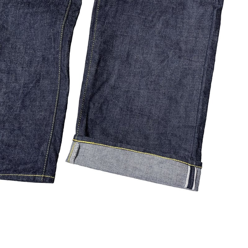 極美品■日本製■ CUSHMAN® LONG SET別注 赤耳極厚デニム38㌅ Cushman for LONG SET 】Classic 5-Pocket Denim