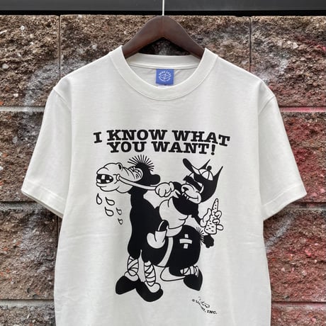【 LONG SET ORIGINAL 】LSD-146 “WHAT YOU WANT” S/S T-SHIRT ( VINTAGE WHITE )