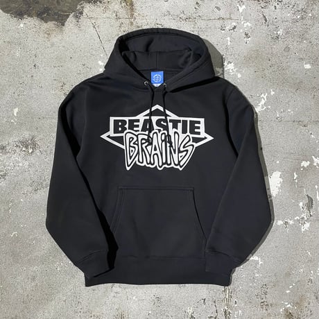 【 LONG SET ORIGINAL 】LSD-098 OFFICIAL BOOTLEG “BEASTIE BRAINS” HOODIE ( BLACK )