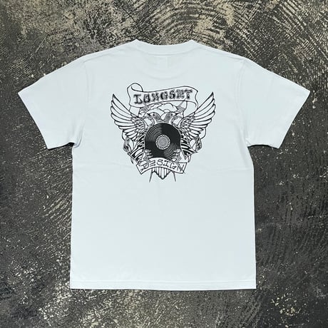 【 LONG SET ORIGINAL 】LSD-135 "TWO HEADED SWALLOW" S/S T-SHIRT ( LIGHT BLUE )