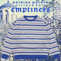 【 NOTHING × Moloch 】Striped Knit Emptiness ( Void Blue )