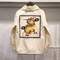 【 CUSHMAN × LONG SET 】LSD-034 "CHINA DRAGON" COVERALL