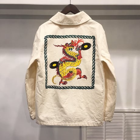 【 CUSHMAN × LONG SET 】LSD-034 "CHINA DRAGON" COVERALL