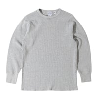【 WALLA WALLA SPORT 】U.S. MADE THERMAL CREW ( HEATHER GREY )