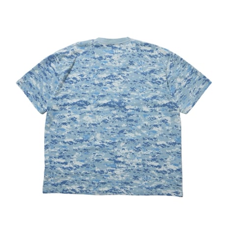 【 IMPRESTORE 】Shy Guy - Digital Camo T-shirt ( INDIGO BLUE )