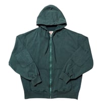 【 IMPRESTORE 】Thompson - T-cloth V.D Zip Hoodie ( FADED GREEN )