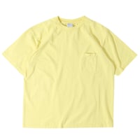 【 WALLA WALLA SPORT 】6oz TUBE POCKET TEE ( LEMON YELLOW )