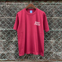 【 HOT SHOT TATTOO PARLOR × LONG SET 】”BATTLE ROYALE” S/S T-SHIRT ( BURGUNDY / 当店限定カラー )