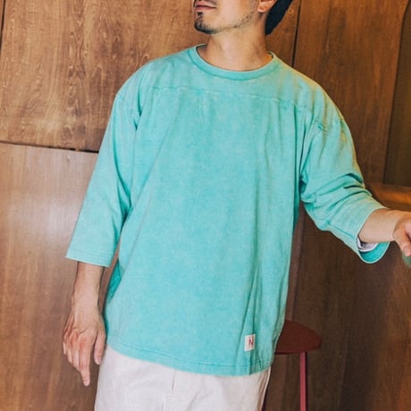 【 IMPRESTORE 】Sonya - T-cloth V.D Football Half Sleeve ( KINMIYA BLUE )