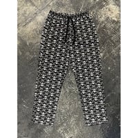 【 LIFE’S A BEACH 】“SKULLS” PANTS ( BLACK × WHITE )