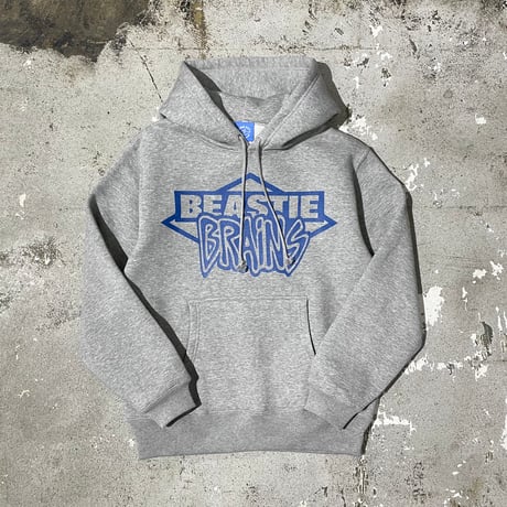 【 LONG SET ORIGINAL 】LSD-098 OFFICIAL BOOTLEG “BEASTIE BRAINS” HOODIE ( HEATHER GRAY )
