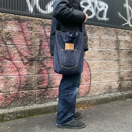 【 Cushman for LONG SET 】2-Way Denim Bag