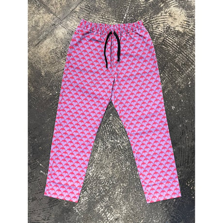 【 LIFE’S A BEACH 】“BAT” PANTS ( PURPLE × RED )