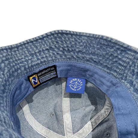 【 LONG SET ORIGINAL 】LSD-089 "Longsetters" DENIM HAT ( LIGHT BLUE )