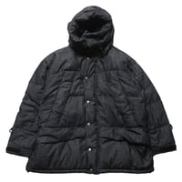 【 IMPRESTORE 】Shelly - Denim Down Jacket ( BLACK )