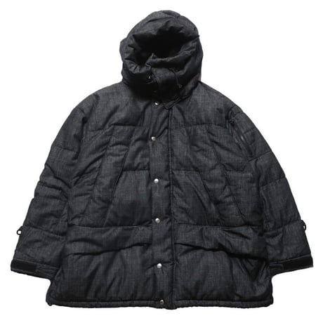 【 IMPRESTORE 】Shelly - Denim Down Jacket ( BLACK )