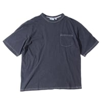 【 WALLA WALLA SPORT 】U.S. MADE COLOR NEP POCKET TEE ( BLACK )
