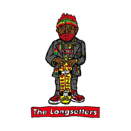 【 PUNK TRIBE × LONG SET 】LSD-073 “The Longsetters” TOTE BAG ( NATURAL )