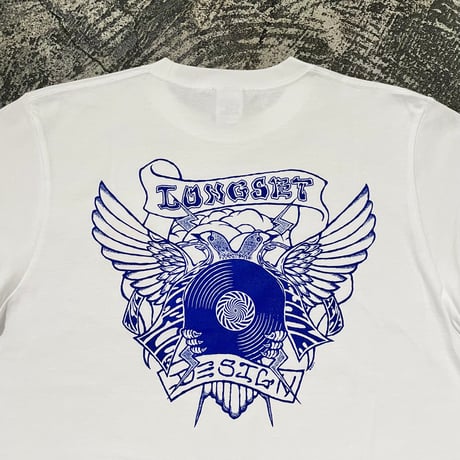 【 LONG SET ORIGINAL 】LSD-135 "TWO HEADED SWALLOW" S/S T-SHIRT ( WHITE )