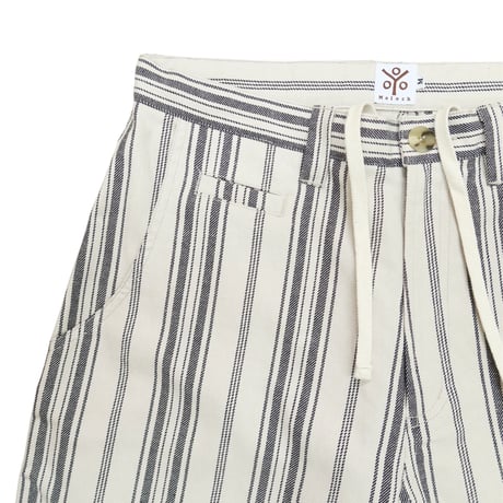 【 Moloch 】Swollen Shorts II ( NATURAL STRIPE )