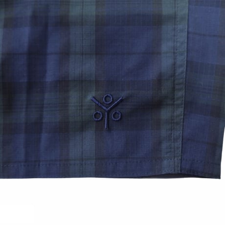 【 Moloch 】Youth Shorts ( NAVY CHECK )