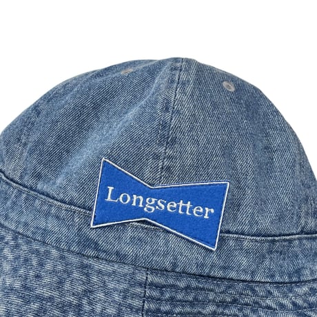 【 LONG SET ORIGINAL 】LSD-089 "Longsetters" DENIM HAT ( LIGHT BLUE )