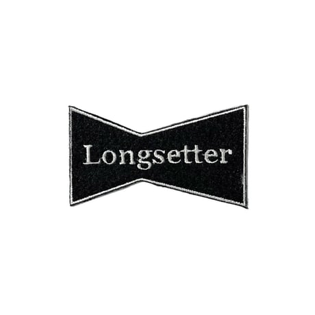 【 LONG SET ORIGINAL 】LSD-077 BUNNY’S BOW-TIE FELT PATCH ( BLACK )