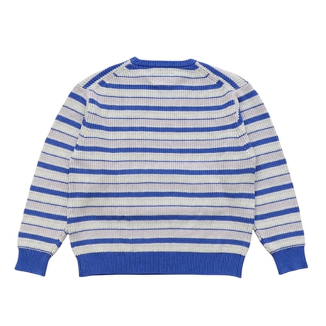 【 NOTHING × Moloch 】Striped Knit Emptiness ( Void Blue )