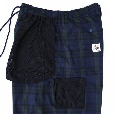 【 Moloch 】Youth Shorts ( NAVY CHECK )