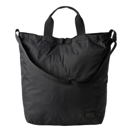 【 MIS 】RIPSTOP NYLON CARRYING BAG ( BLACK )