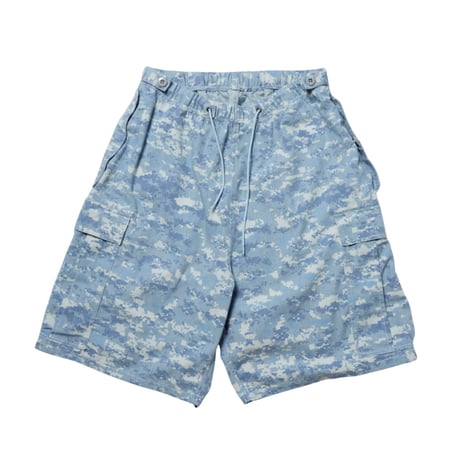【 IMPRESTORE 】Randy - Digital Camo Easy Shorts ( INDIGO BLUE )