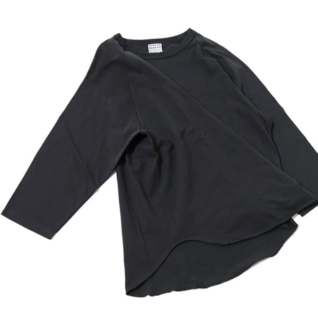 【 WALLA WALLA SPORT 】3/4 BASEBALL TEE ( USED BLACK )