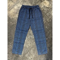 【 LIFE’S A BEACH 】“BONES” PANTS ( BLACK × BLUE )