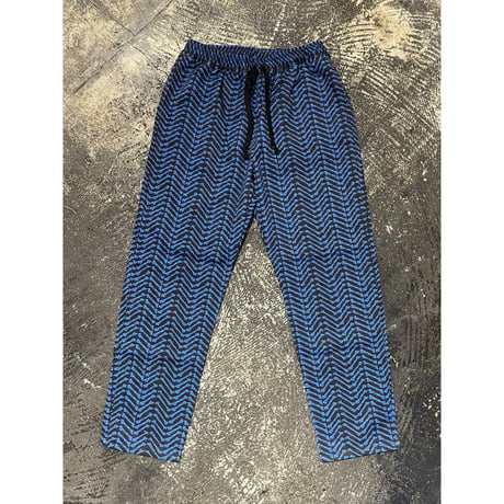 【 LIFE’S A BEACH 】“BONES” PANTS ( BLACK × BLUE )