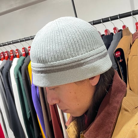 【 IMPRESTORE 】Gyllenhaal - Reflector Cotton Linen Hat ( GRAY )
