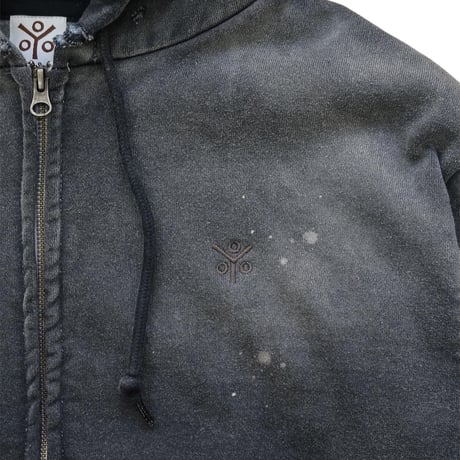 【 Moloch 】WINKIE’S ZIP UP HOODED SWEATSHIRT ( DUST )