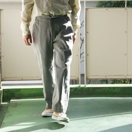 (ORDER) WORK TROUSERS  灰染　カツラギ