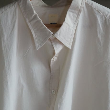 (STOCK)(ORDER)HALF SLEEVE SHIRT ECRU