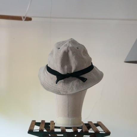 (STOCK)(Order) HUNTER HAT 綿麻 黒テ