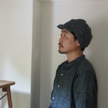 (ORDER)WORK CAP 2 WOOL TWEED