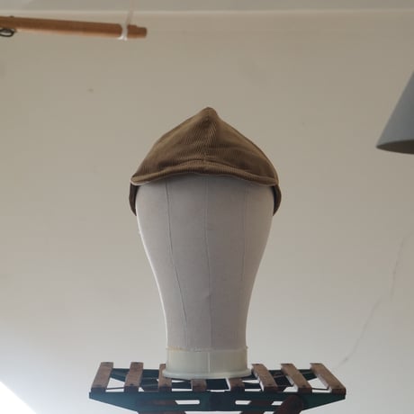 (ORDER)WORK CAP 2 CORD Mustard brown