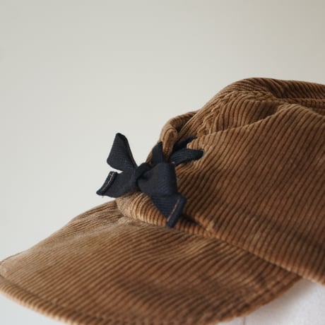 (STOCK)FIELD CAP BROWN CORD